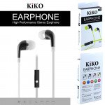 Wholesale KIKO 881 Stereo Earphone Headset with Mic (881 White)